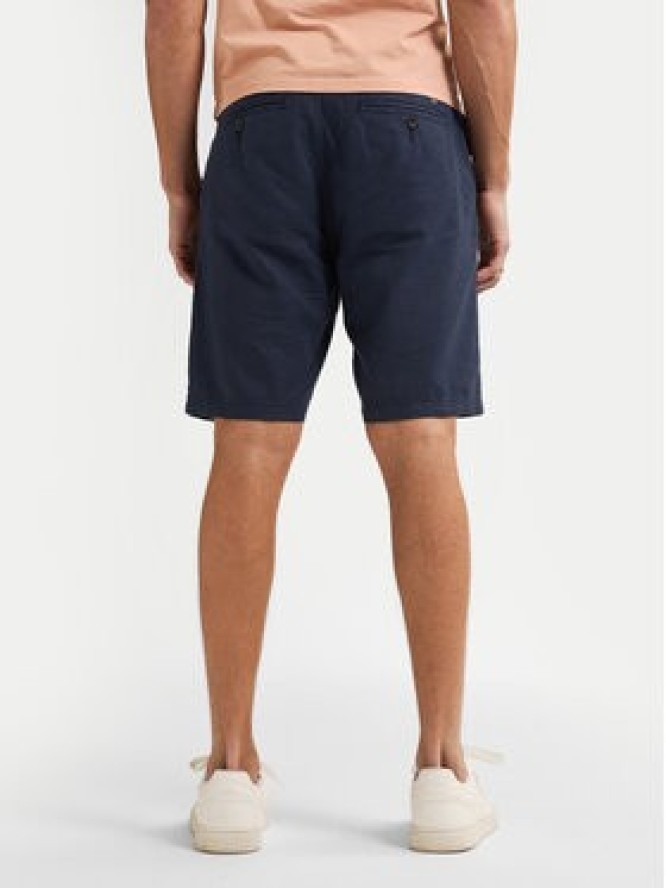 Petrol Industries Szorty materiałowe M-1050-SHO538 Granatowy Slim Fit