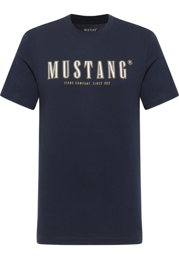 Męski T-Shirt Mustang Style Austin Dark Sapphire 1016281 4136