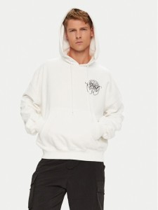 Off-White Bluza OMBB110S23FLE0030110 Biały Regular Fit