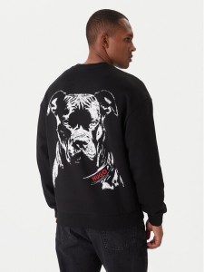 HUGO Bluza Dubraxo 50557482 Czarny Relaxed Fit