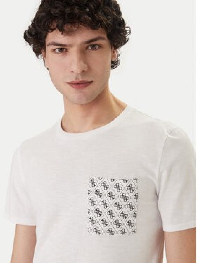 Guess T-Shirt F6GI12 K6XN4 Biały Regular Fit