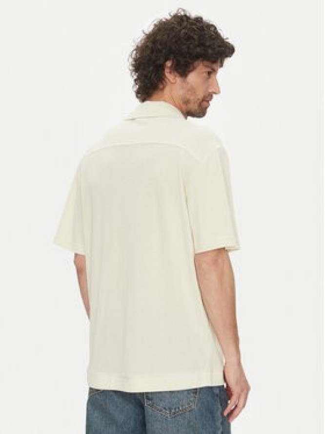 Liu Jo Koszula QA5153 J4929 11001 Écru Regular Fit