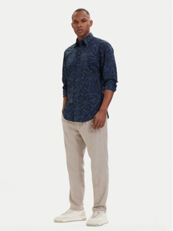 BOSS Koszula Ricoplus 50561608 Granatowy Regular Fit