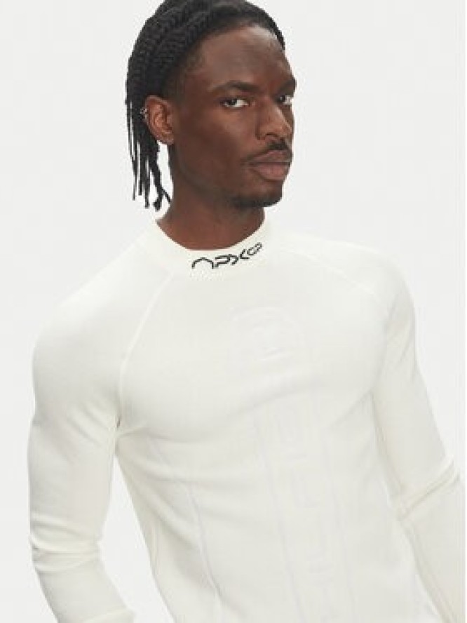 Tommy Hilfiger Longsleeve F1 Movie MW0MW41383 Biały Slim Fit