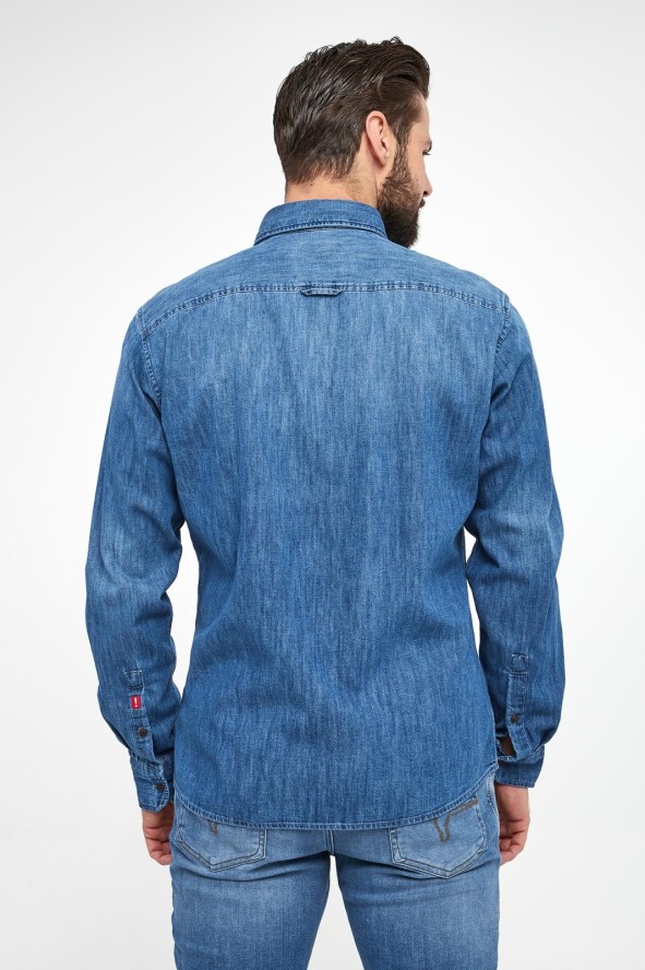 Koszula męska jeansowa Hajo-W JOOP! JEANS