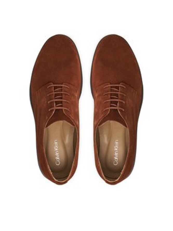 Calvin Klein Półbuty Ess Rubber Derby Su HM0HM01928 Brązowy