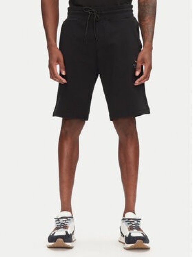 Aeronautica Militare Szorty sportowe 251BF017F459 Czarny Regular Fit