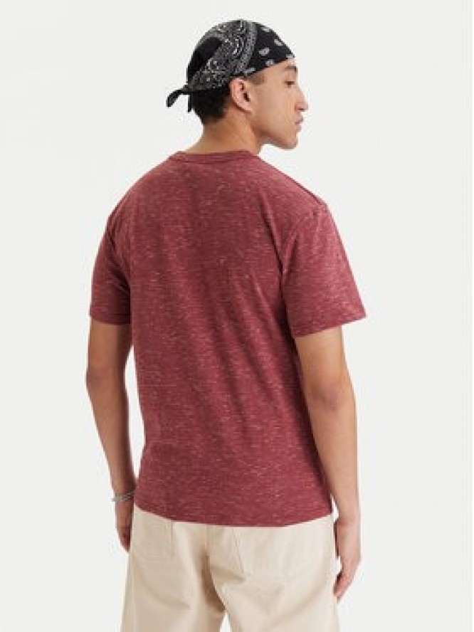 Quiksilver T-Shirt EQYKT04416 Bordowy Regular Fit