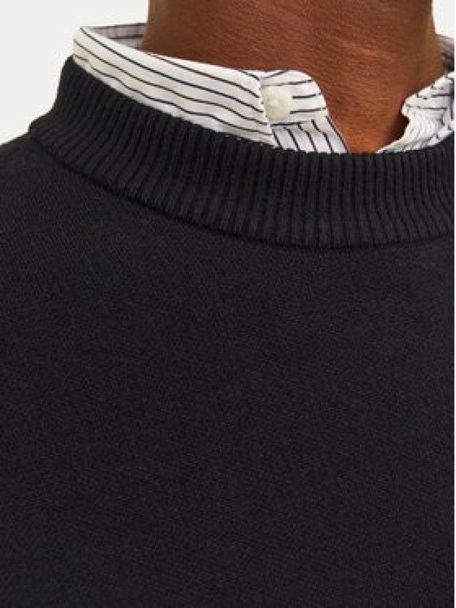 Jack & Jones Sweter 12261852 Czarny Loose Fit