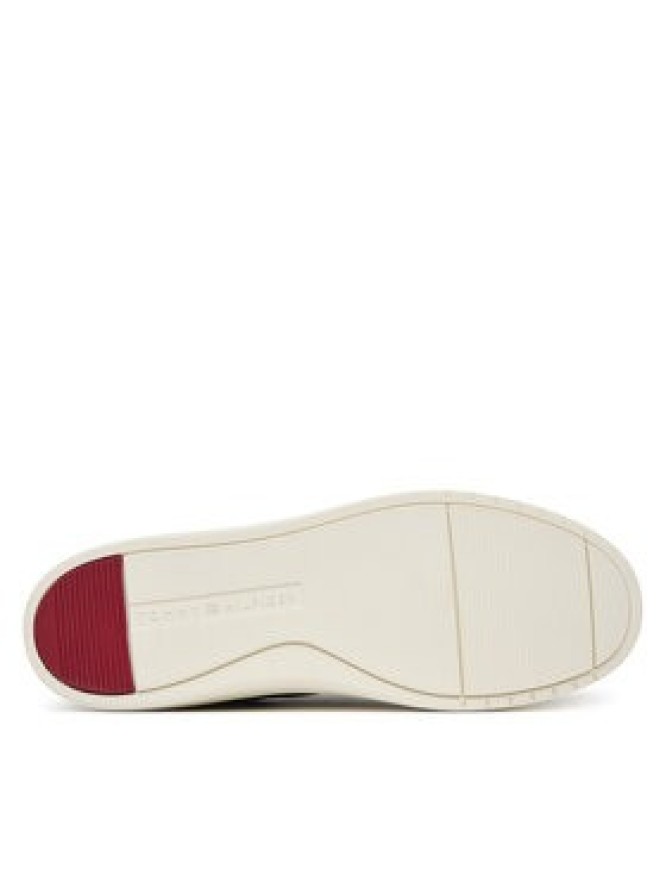 Tommy Hilfiger Półbuty Casual Suede Stitch Toe Hybrid FM0FM05707 Granatowy