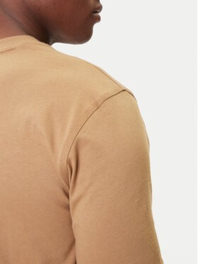 adidas T-Shirt Trefoil Essentials JX2824 Beżowy Regular Fit