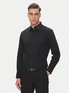 Calvin Klein Koszula LV04LB148G Czarny Slim Fit