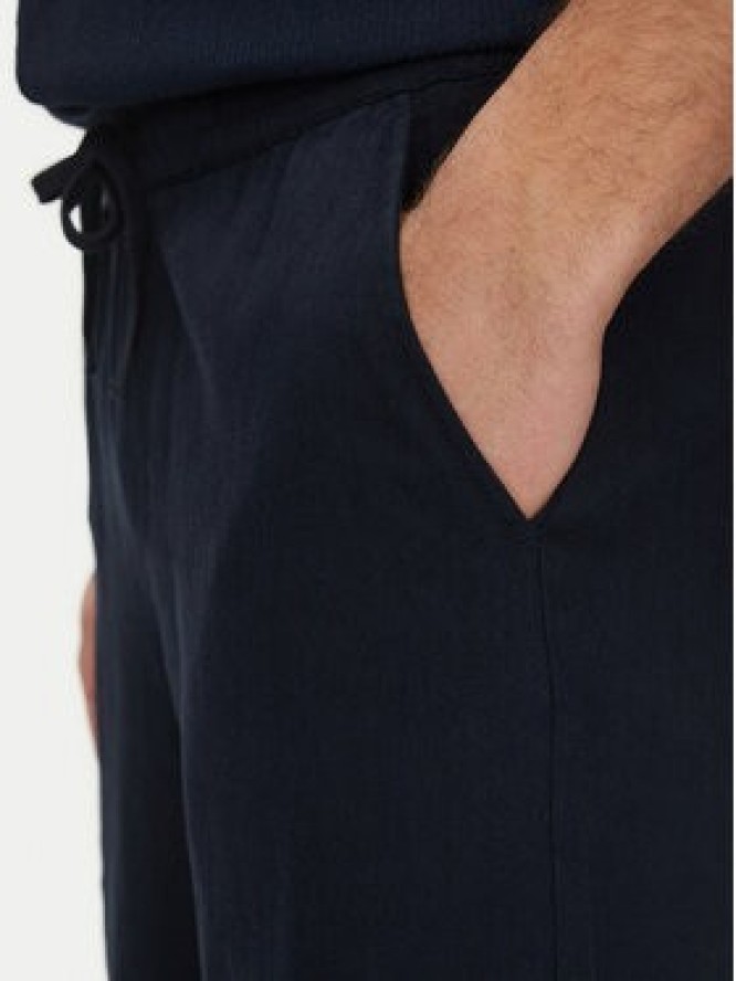 Guess Szorty materiałowe F5GD00 WH4J0 Granatowy Regular Fit