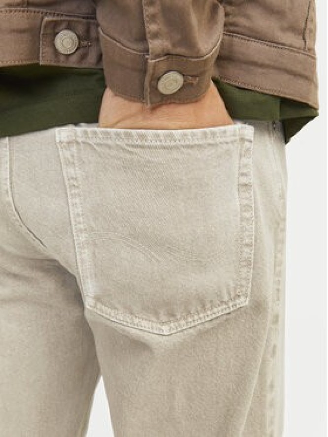 Jack & Jones Jeansy Eddie 12258833 Beżowy Loose Fit