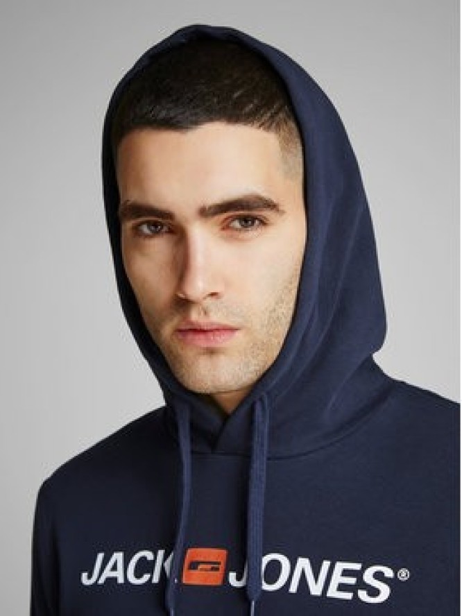 Jack & Jones Bluza Corp Old Logo 12137054 Granatowy Regular Fit