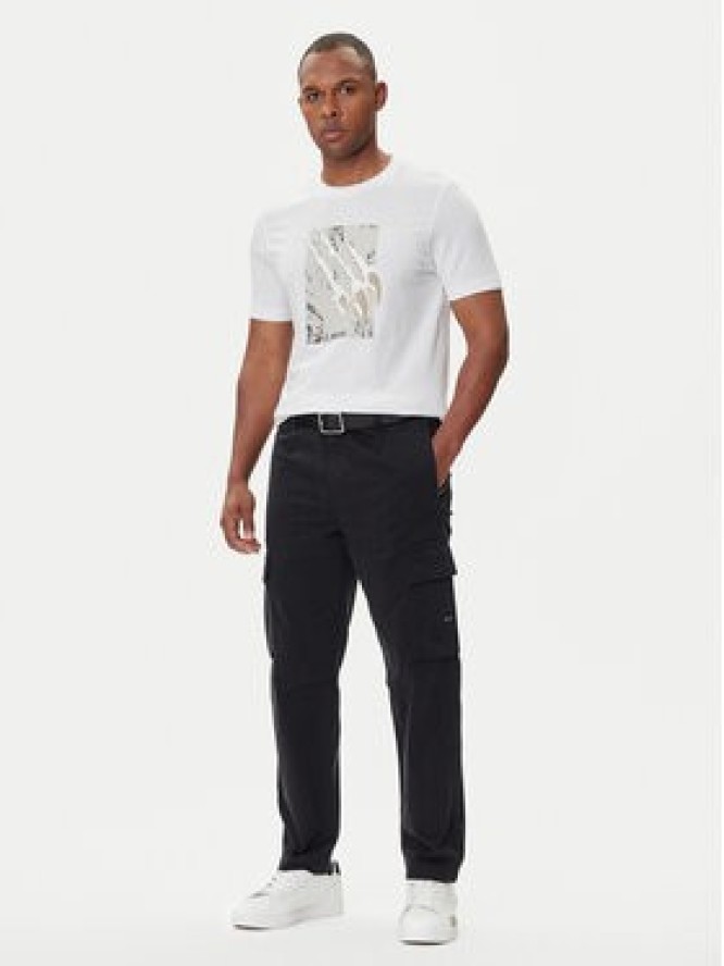 BOSS T-Shirt Te_Animali 50546362 Biały Regular Fit