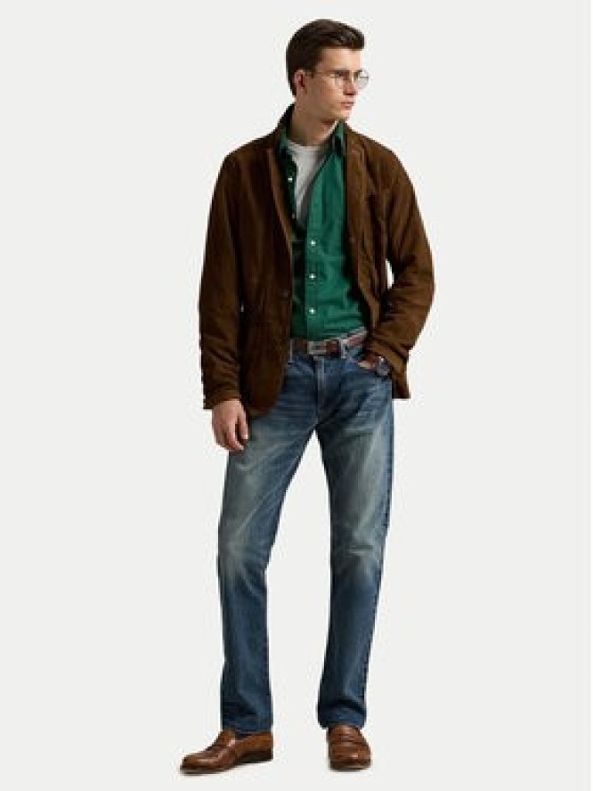 Polo Ralph Lauren Koszula 710804257063 Zielony Slim Fit