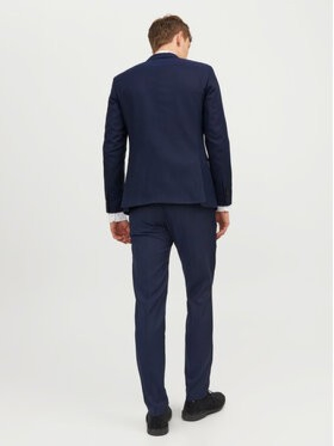 Jack & Jones Garnitur Solaris 12148166 Granatowy Super Slim Fit