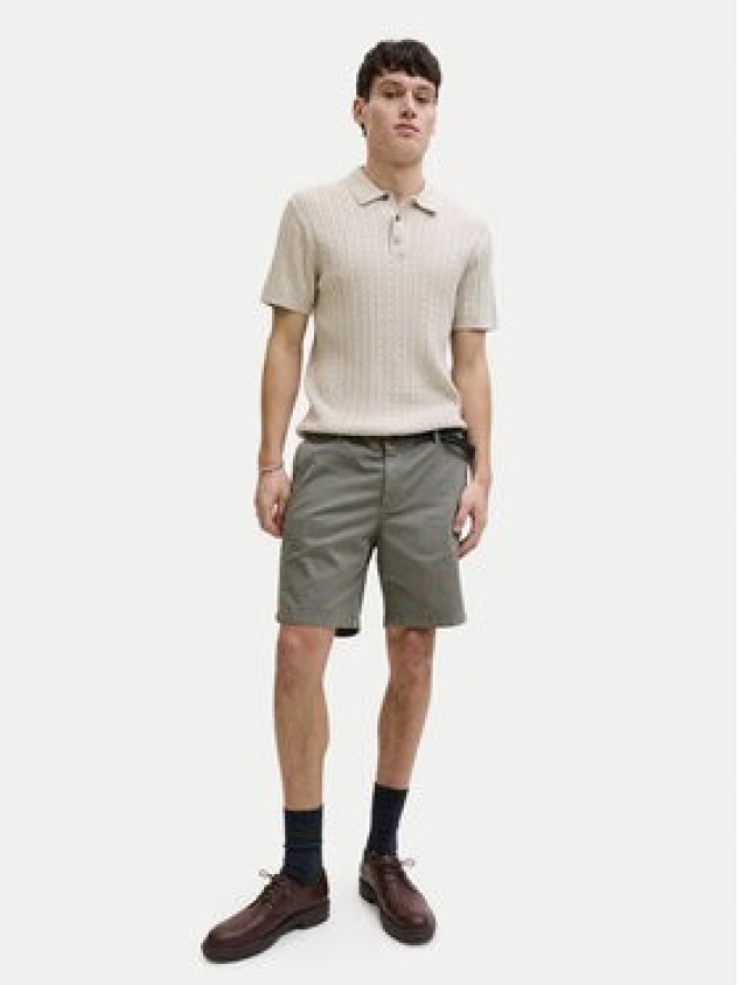 Jack & Jones Szorty materiałowe Ace Vance 12293005 Zielony ciemny Relaxed Fit