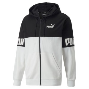 Bluza z kapturem z pełnym zamkiem błyskawicznym Puma Power Colorblock TR