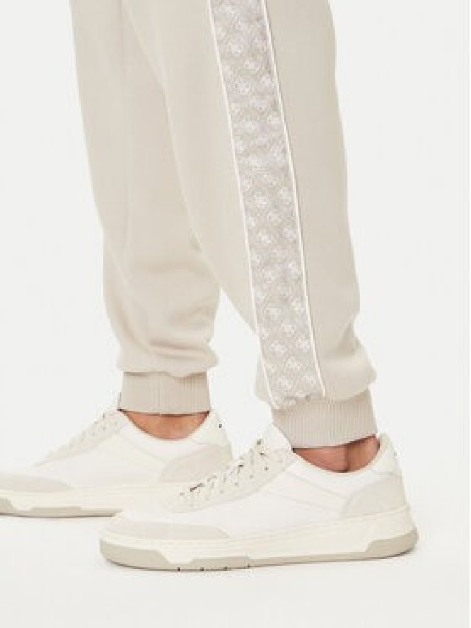 Guess Spodnie dresowe Z5BB18 KB3P2 Beżowy Regular Fit