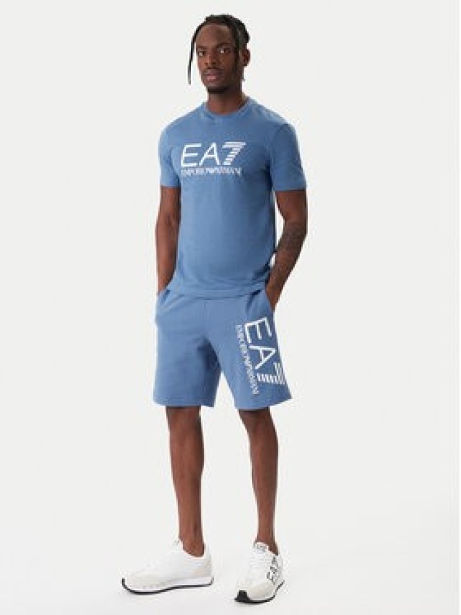EA7 Emporio Armani Szorty sportowe 7M001414 AF22266 UB064 Niebieski Regular Fit