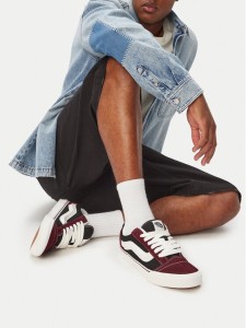 Vans Tenisówki Knu Skool VN000D2202Y1 Bordowy