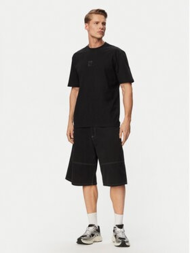HUGO T-Shirt Dumeon 50557445 Czarny Regular Fit