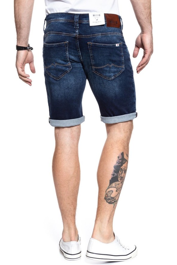 SPODENKI MĘSKIE MUSTANG Chicago Short DENIM BLUE 1007113 5000 923