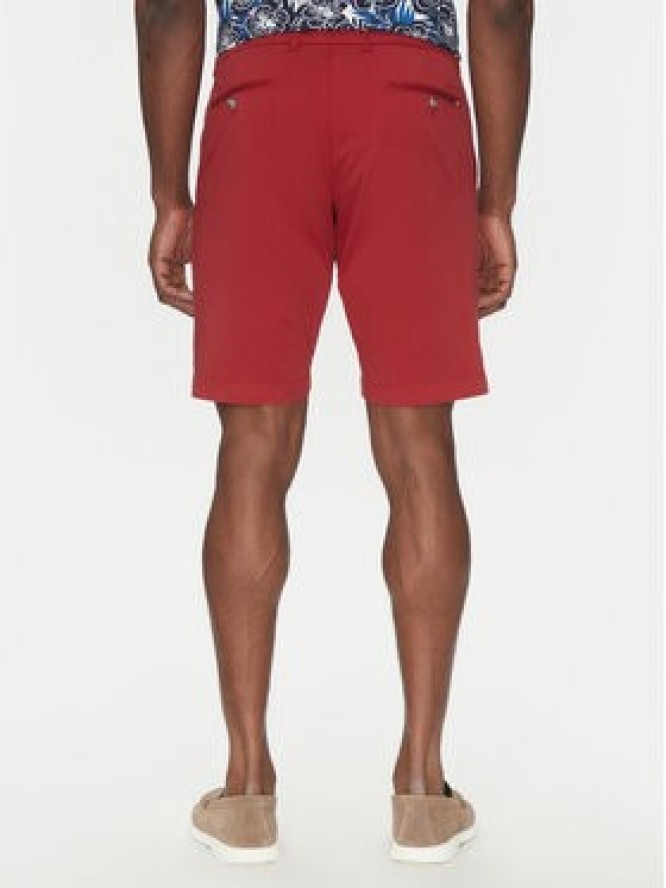 Hechter Paris Szorty materiałowe 26664 151365 Czerwony Regular Fit