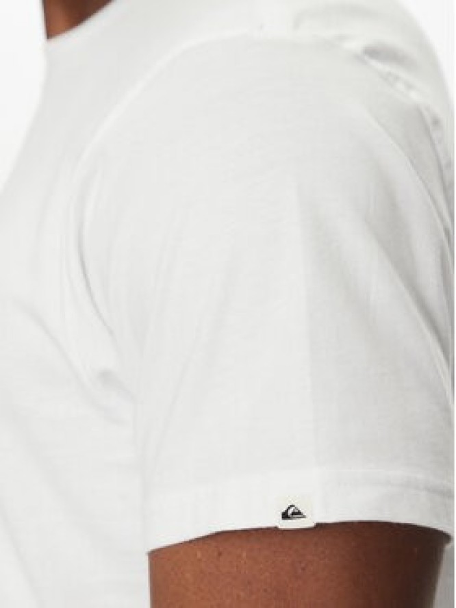 Quiksilver T-Shirt EQYZT08095 Biały Regular Fit