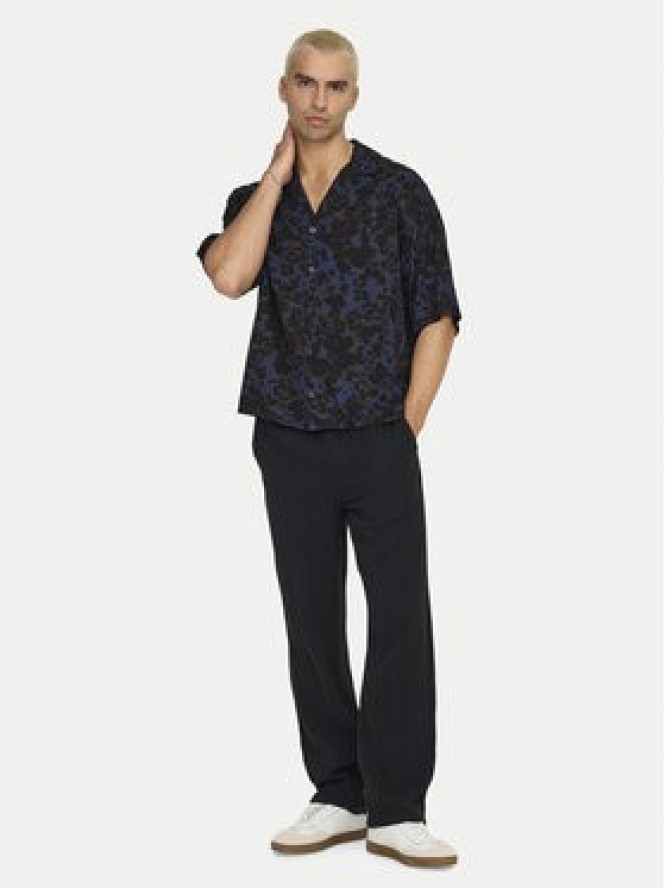 Only & Sons Koszula Harris 22032732 Granatowy Relaxed Fit