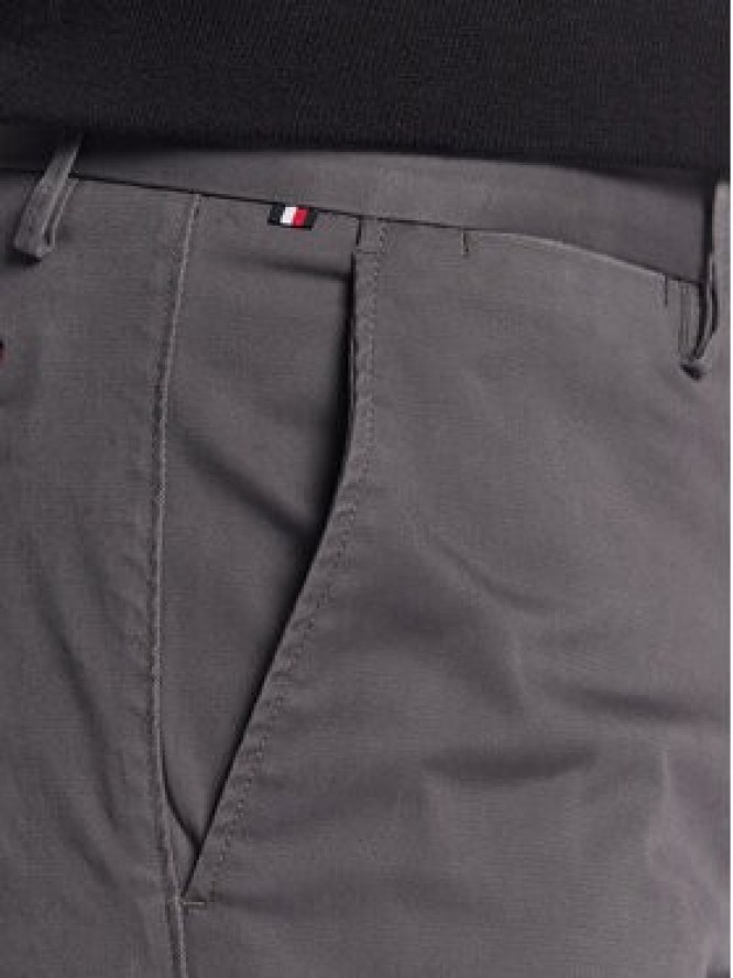 Tommy Hilfiger Chinosy Core Denton MW0MW28884 Szary Straight Fit