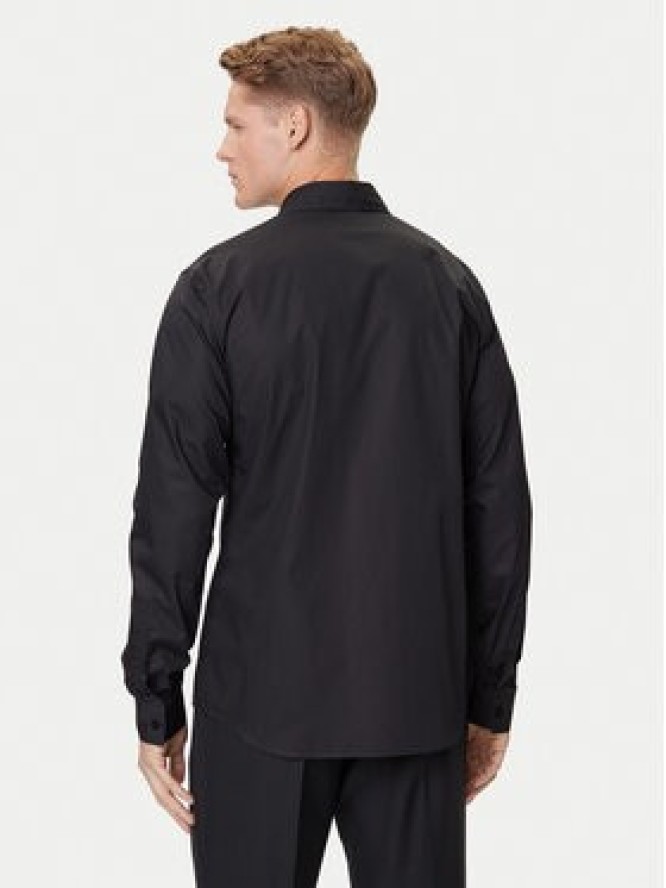 Versace Jeans Couture Koszula 79GALKS2 CN00K Czarny Slim Fit