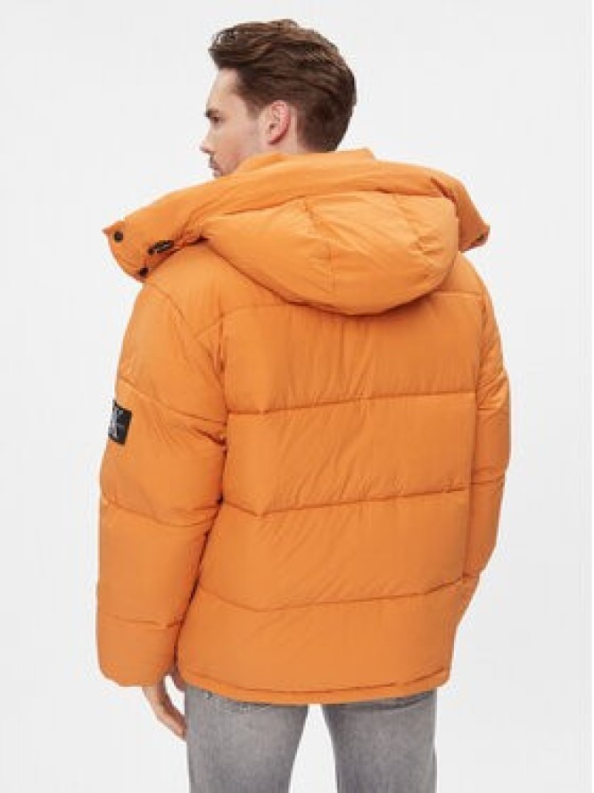 Calvin Klein Jeans Kurtka zimowa J30J323709 Pomarańczowy Relaxed Fit