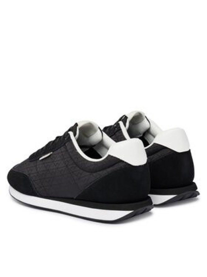 Calvin Klein Sneakersy Retro Runner Ripstop Aop Ny HM0HM02140 Czarny
