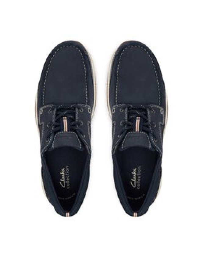 Clarks Półbuty Sailview Lace 26176972 Granatowy
