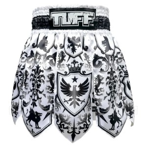 Spodenki treningowe TUFF Gladiator Black & White Classic Victorian Pattern