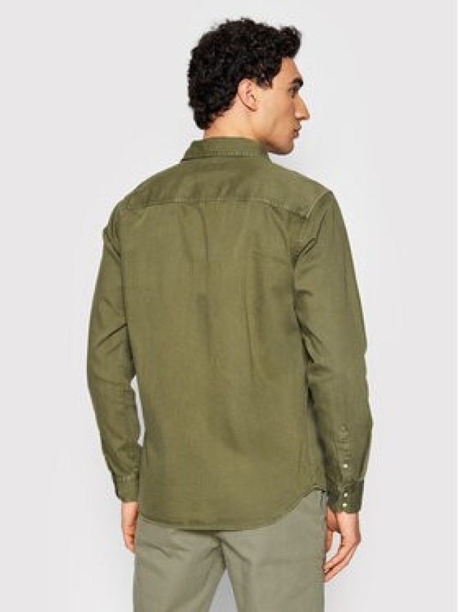 Jack & Jones Koszula Sheridan 12138115 Zielony Slim Fit