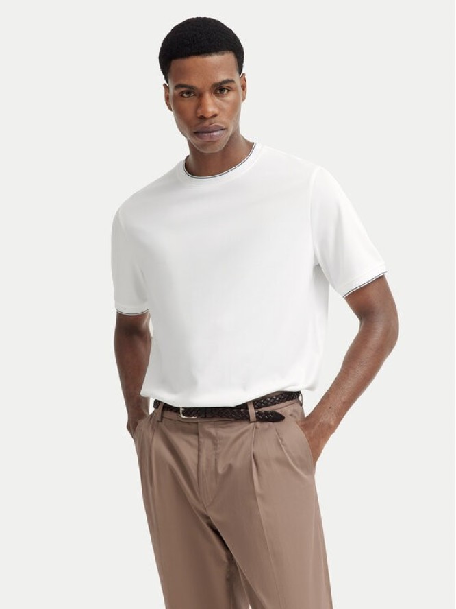 Bugatti T-Shirt 8350-75091C Biały Regular Fit