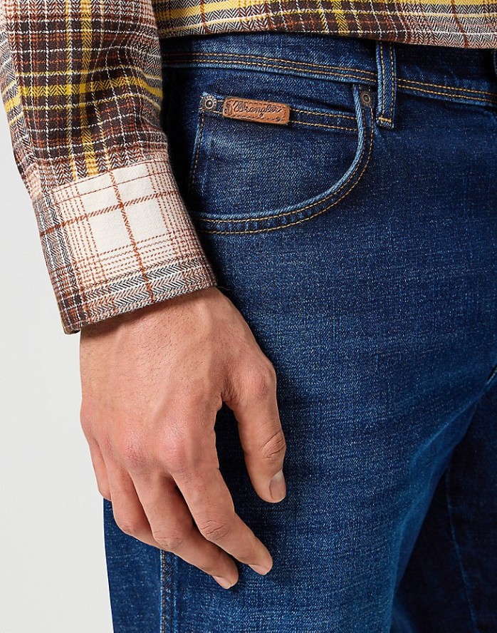 WRANGLER MĘSKIE SPODNIE JEANSOWE TEXAS MIDNIGHT HAZE 112358059 W121008856