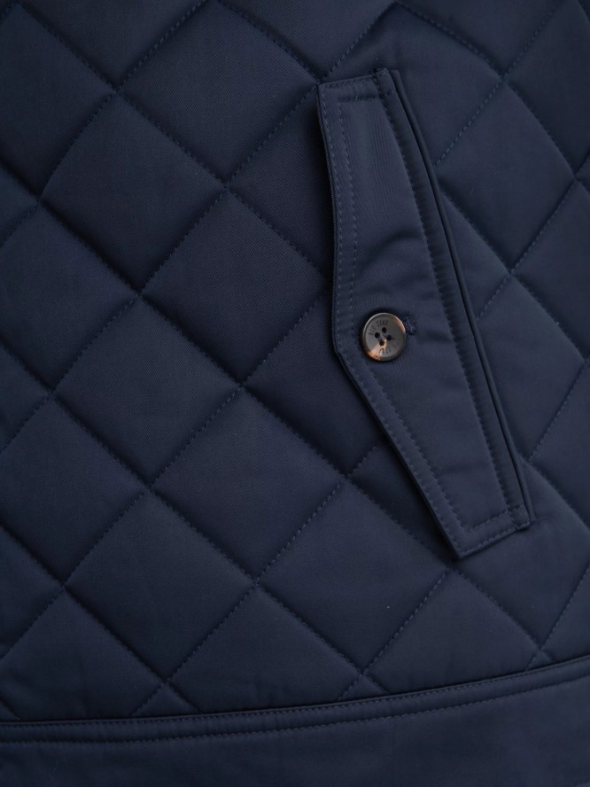 Kurtka męska pikowana granatowa Ezequiel 403