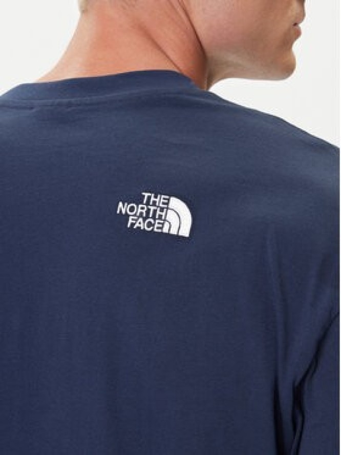 The North Face T-Shirt Simple Dome NF0A87NR Granatowy Oversize