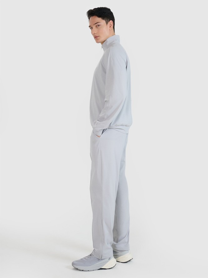 4F Spodnie treningowe szybkoschnące męskie - szare L