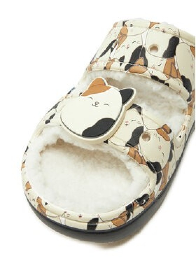 Crocs Klapki Squishmallows Cam Cozzy Sandal 210217 Beżowy