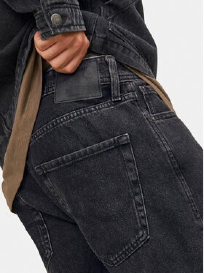 Jack & Jones Jeansy Chris 12250230 Czarny Relaxed Fit