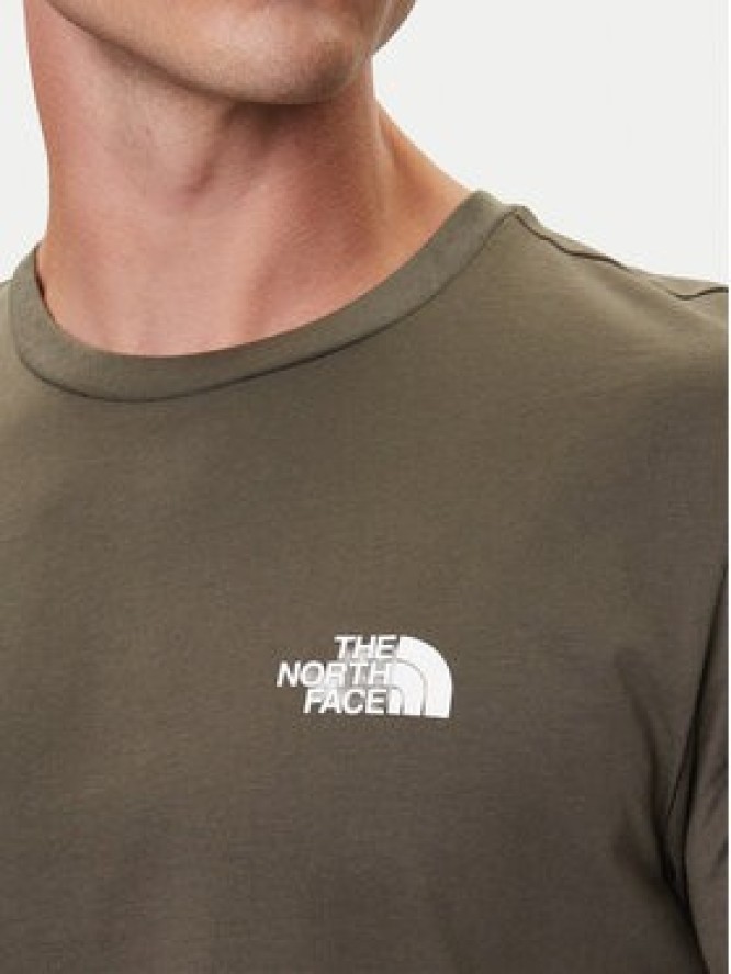The North Face T-Shirt Simple Dome NF0A87NG Brązowy Regular Fit