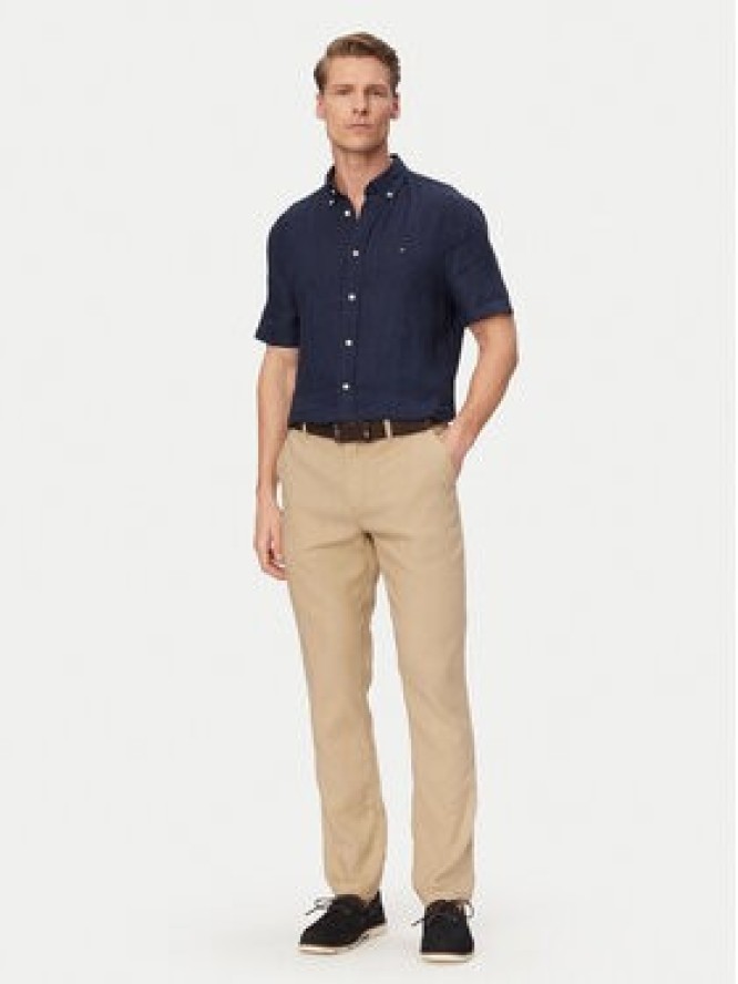 Tommy Hilfiger Chinosy Denton MW0MW42337 Khaki Straight Fit