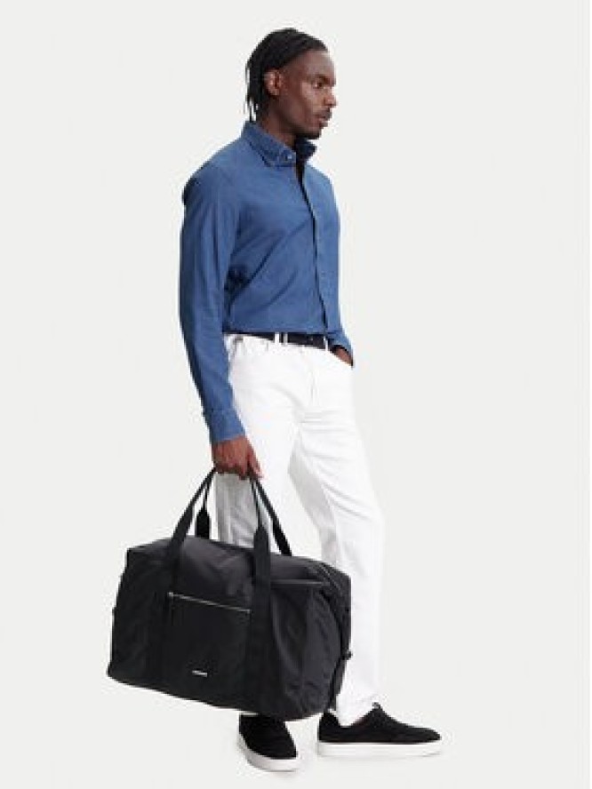 Calvin Klein Torba Sleek Nylon Weekender Bag LV04D3043G Czarny