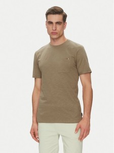 INDICODE T-Shirt Inandorra 41-104 Khaki Regular Fit